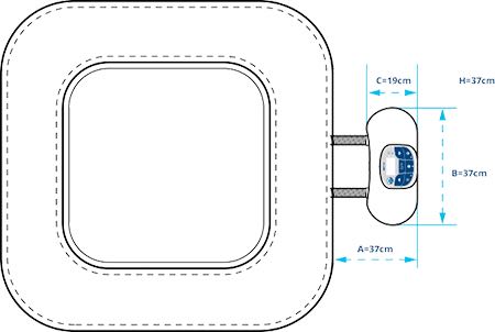 Dimensions bloc moteur