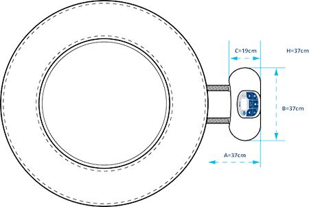 Dimensions bloc moteur