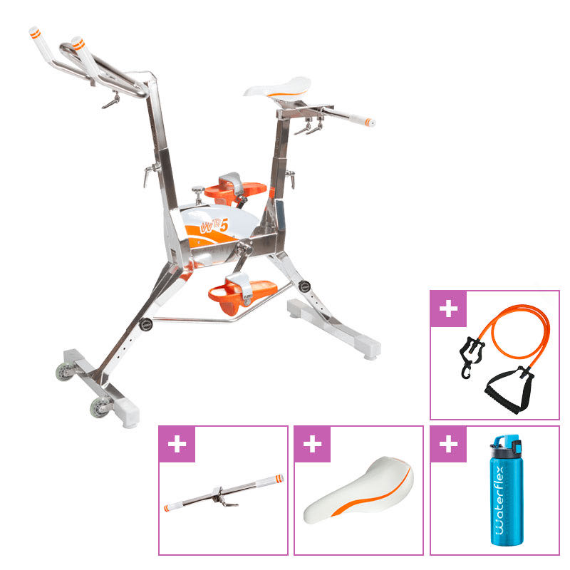 Aquabike WR5 +selle confort + barre+ gourde+Elastiques