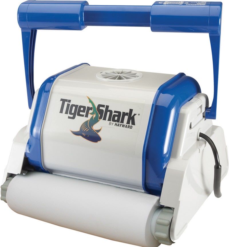 Robot Piscine Tiger Shark Brosses Mousse 